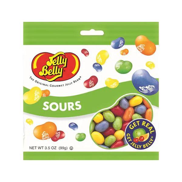 Jelly Belly Jelly Beans, Sours, 3.5oz (Pack of 12)