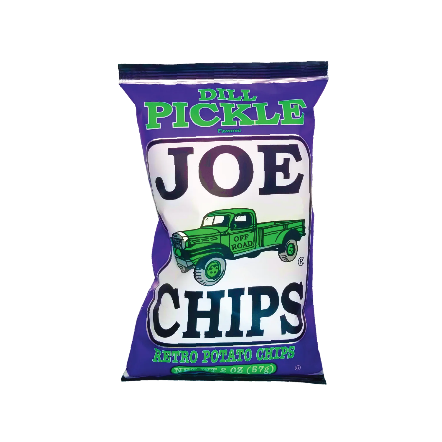 Joe Chips Kettle Cooked Chips, Dill Pickle, 2oz (Pack of 28)