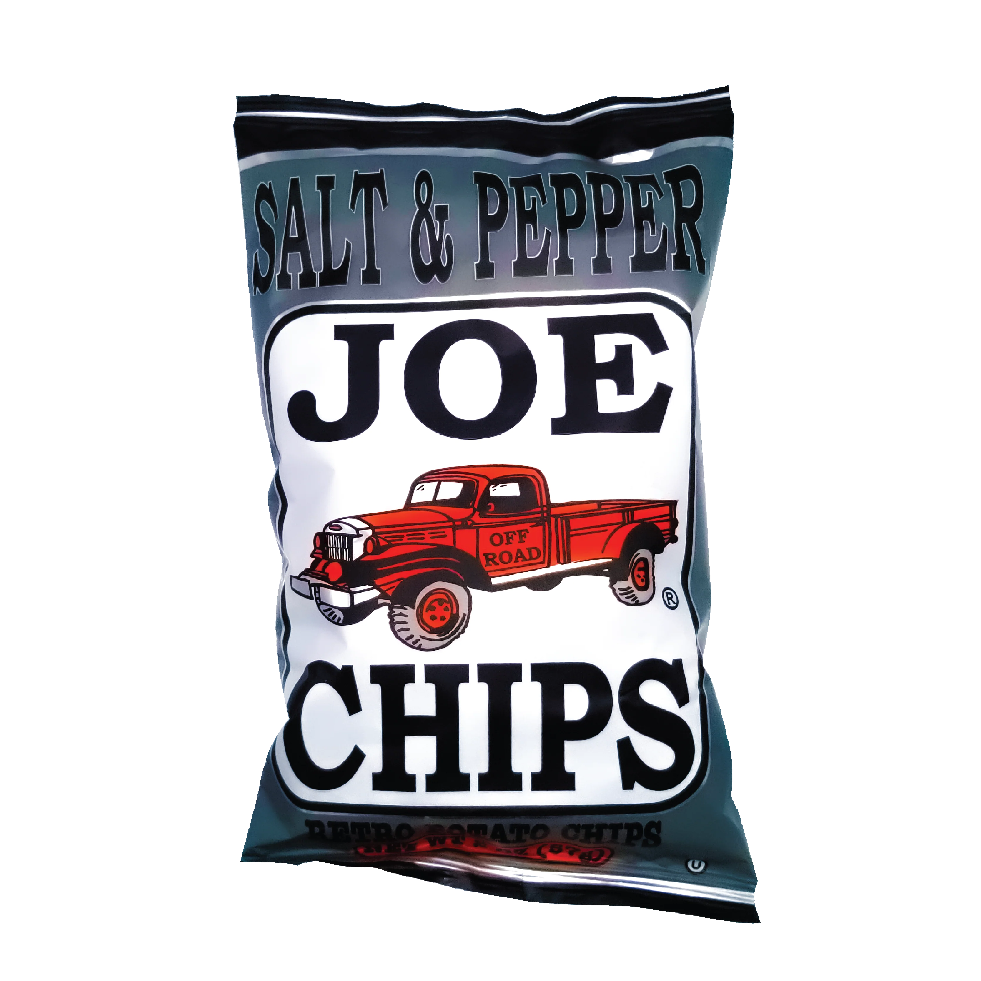 Joe Chips Kettle Cooked Chips, Salt & Pepper, 2oz (Pack of 28)