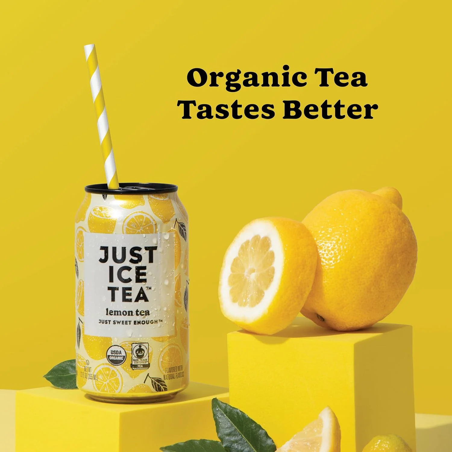 Just Ice Tea, Lemon Tea, 12oz (Pack of 12) - Image 3