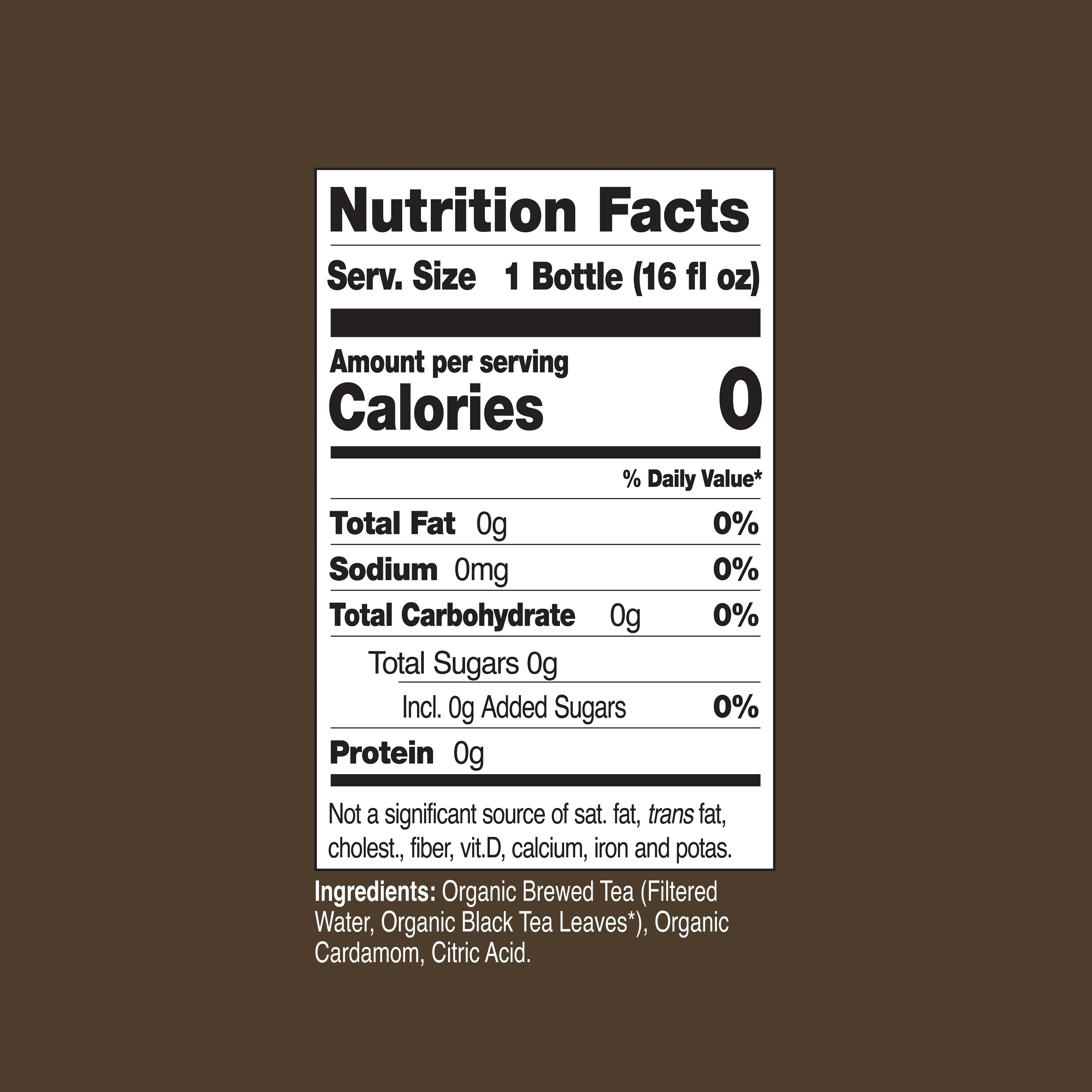 Just Ice Tea, Original Black Tea, 16oz (Pack of 6) - Image 2