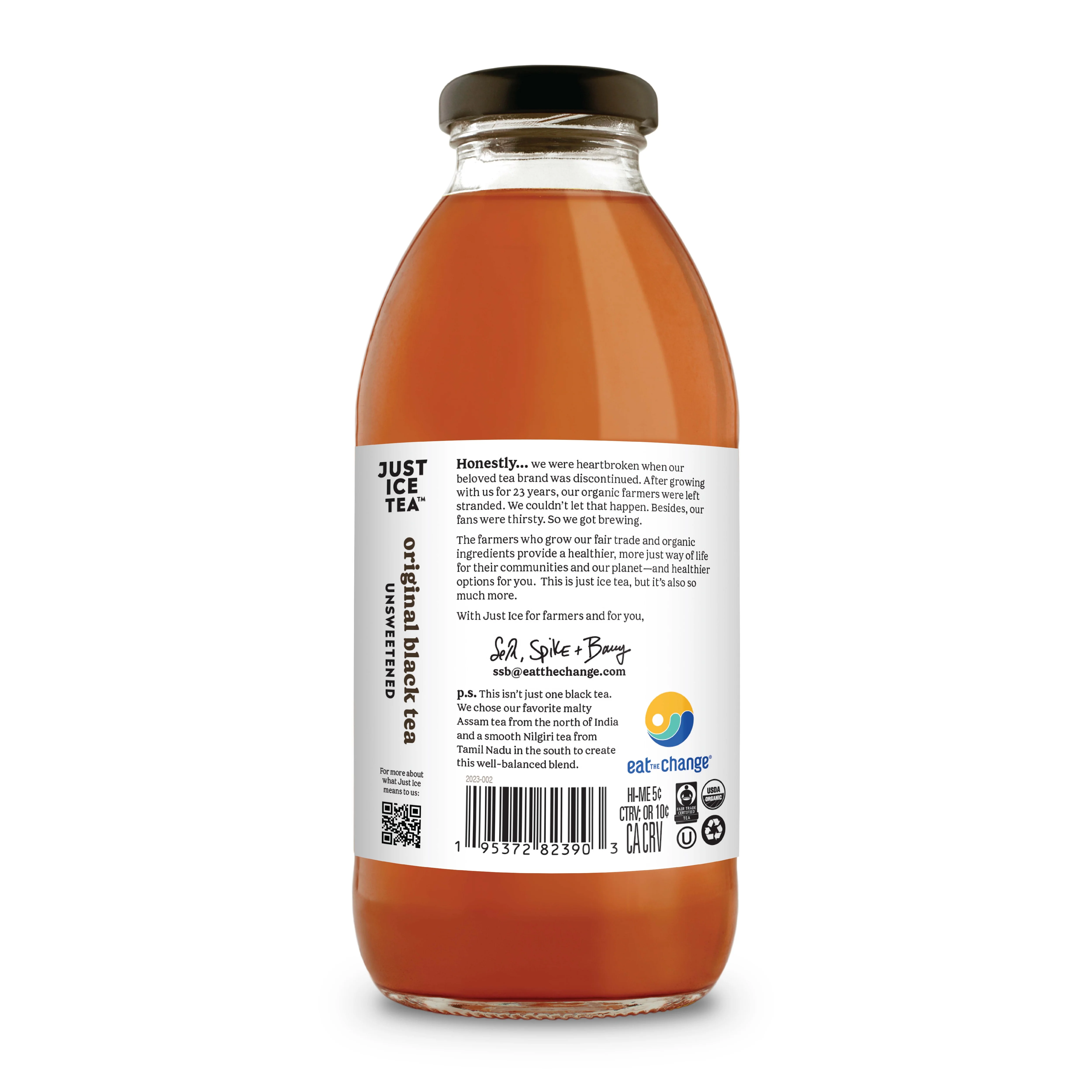 Just Ice Tea, Original Black Tea, 16oz (Pack of 6) - Image 4
