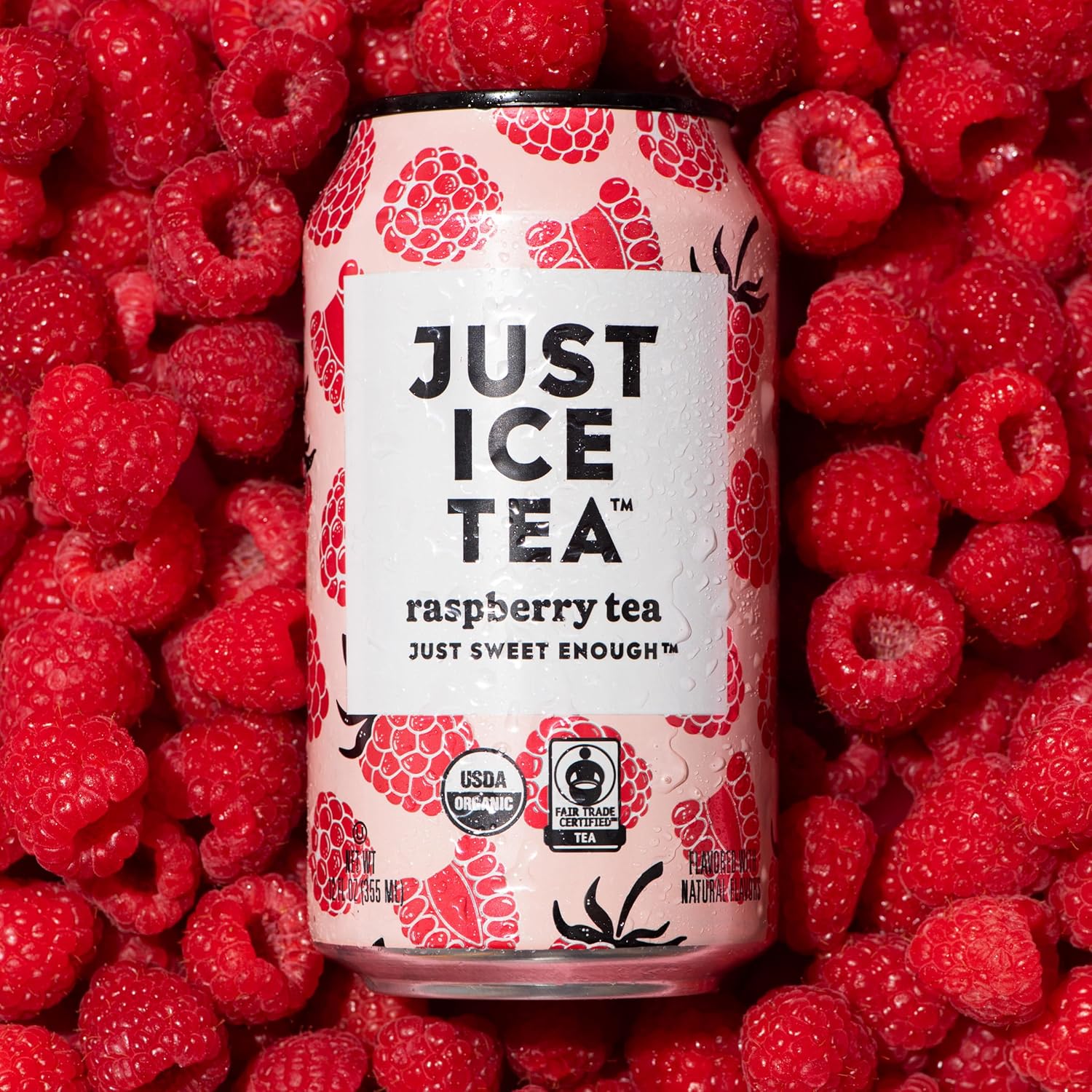 Just Ice Tea, Raspberry Tea, 12oz (Pack of 12) - Image 5
