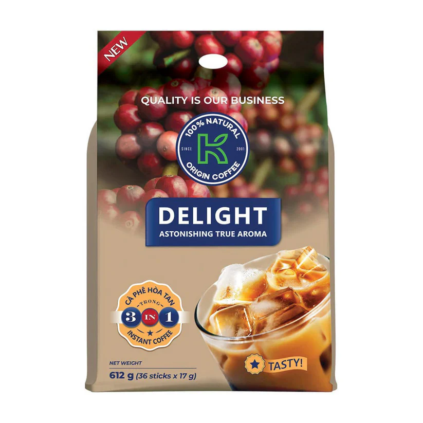 K Origin Delight Instant Coffee, 3-in-1, 612g - Multi-Pack - Image 4