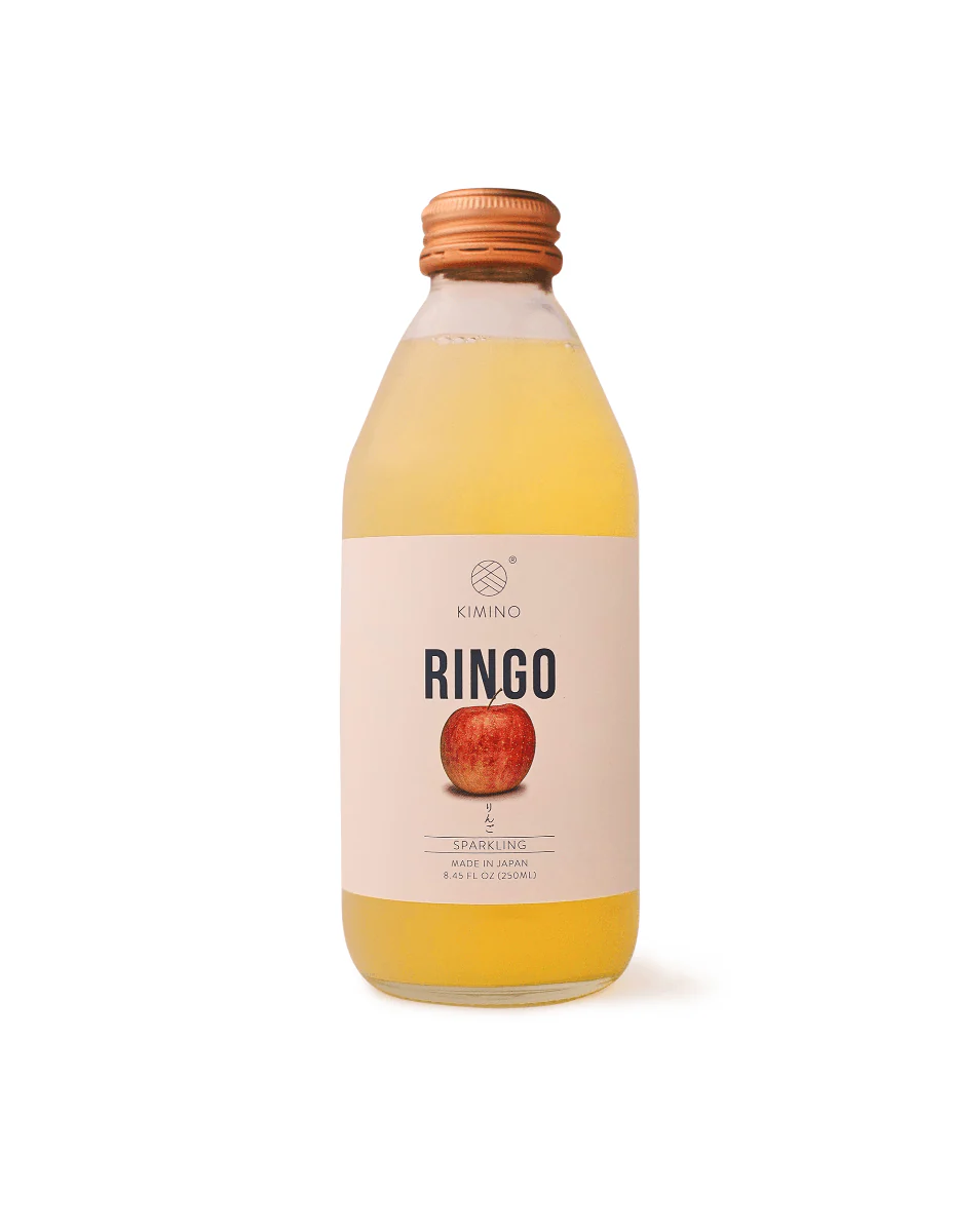 Kimino Sparkling Juice, Ringo, 8.45 Fl Oz (Pack of 12)