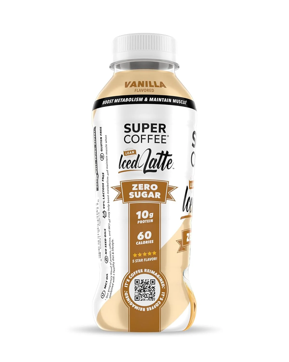 Super Coffee, Vanilla Latte, 12oz (Pack of 12) - Image 3