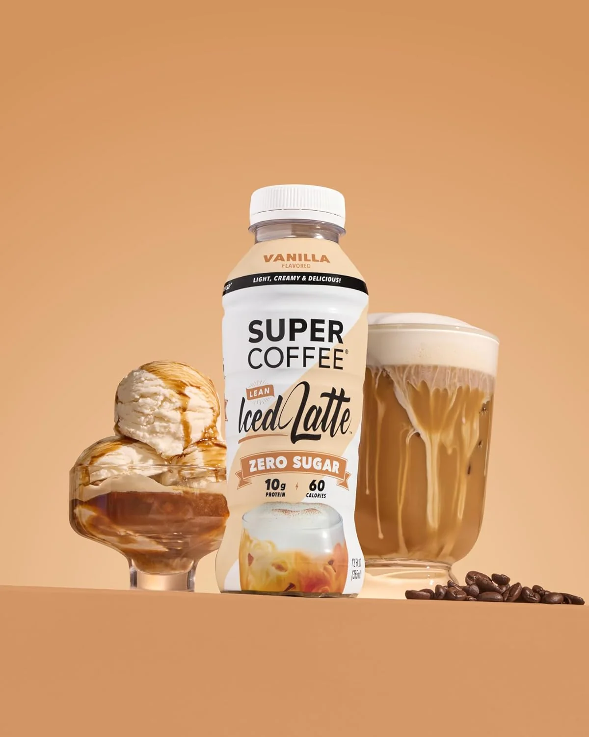Super Coffee, Vanilla Latte, 12oz (Pack of 12) - Image 4