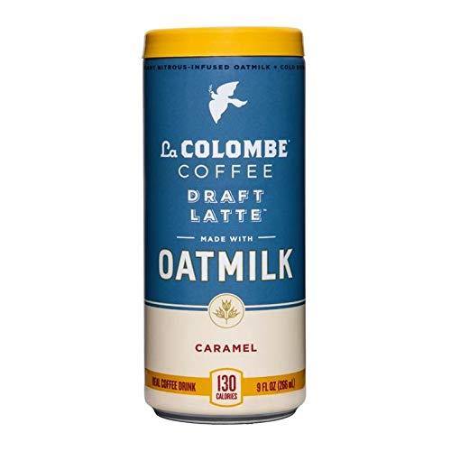La Colombe Oatmilk Coffee Draft Latte, Caramel, 9oz (Pack of 12)