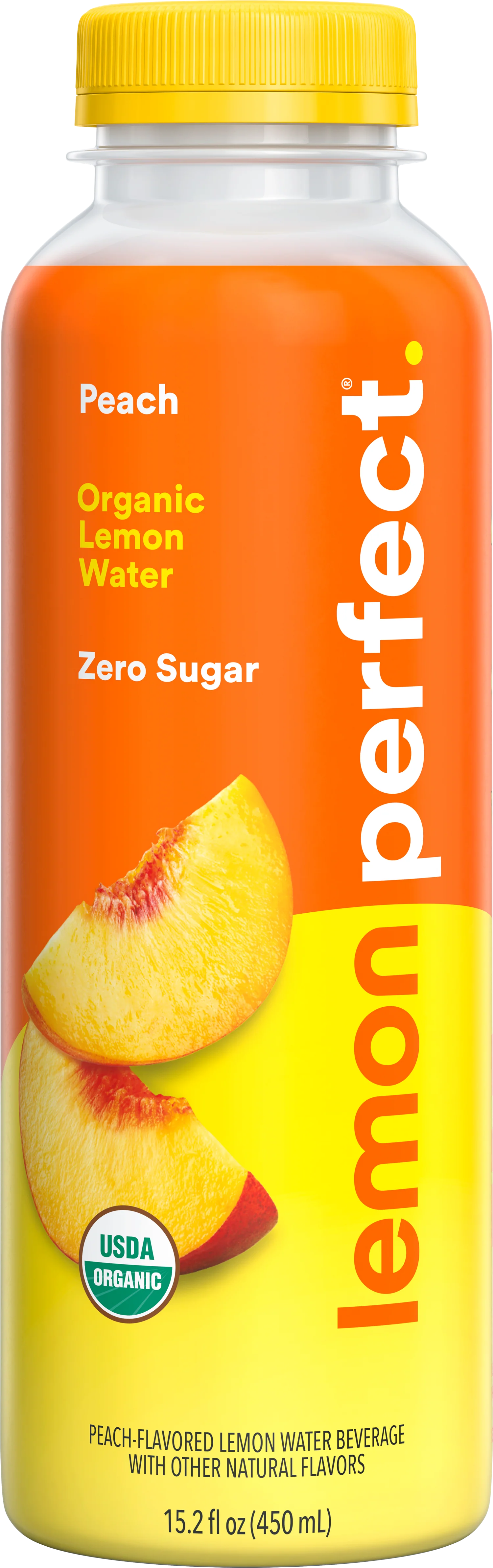 Lemon Perfect Lemon Water, Peach, 15.2oz (Pack of 12) - Image 3