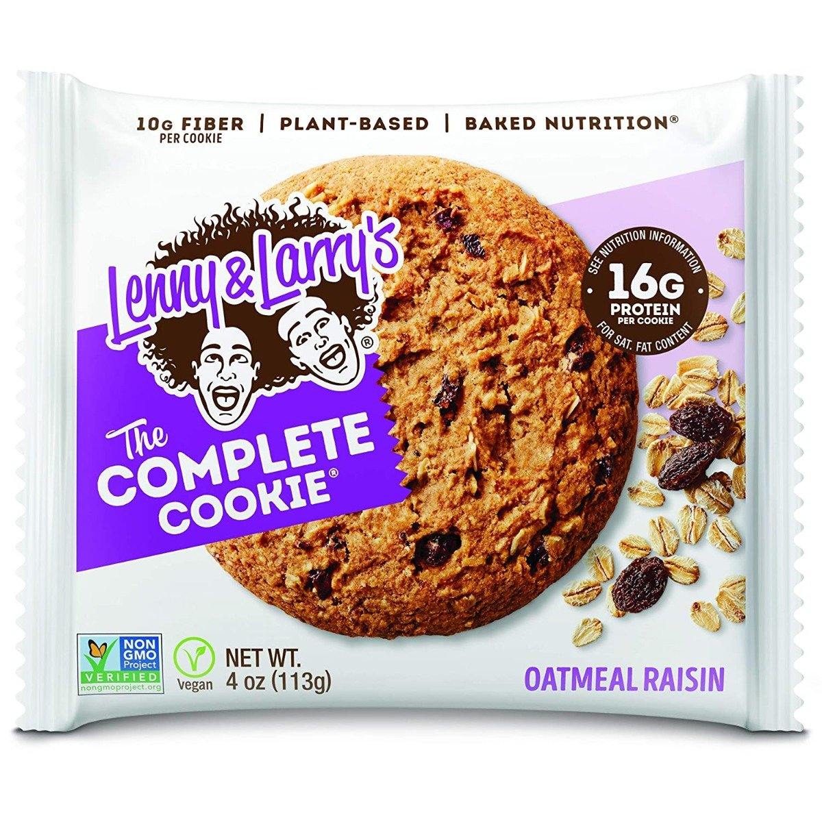 Lenny & Larry's The Complete Cookie, Oatmeal Raisin, 4oz (Pack of 12)
