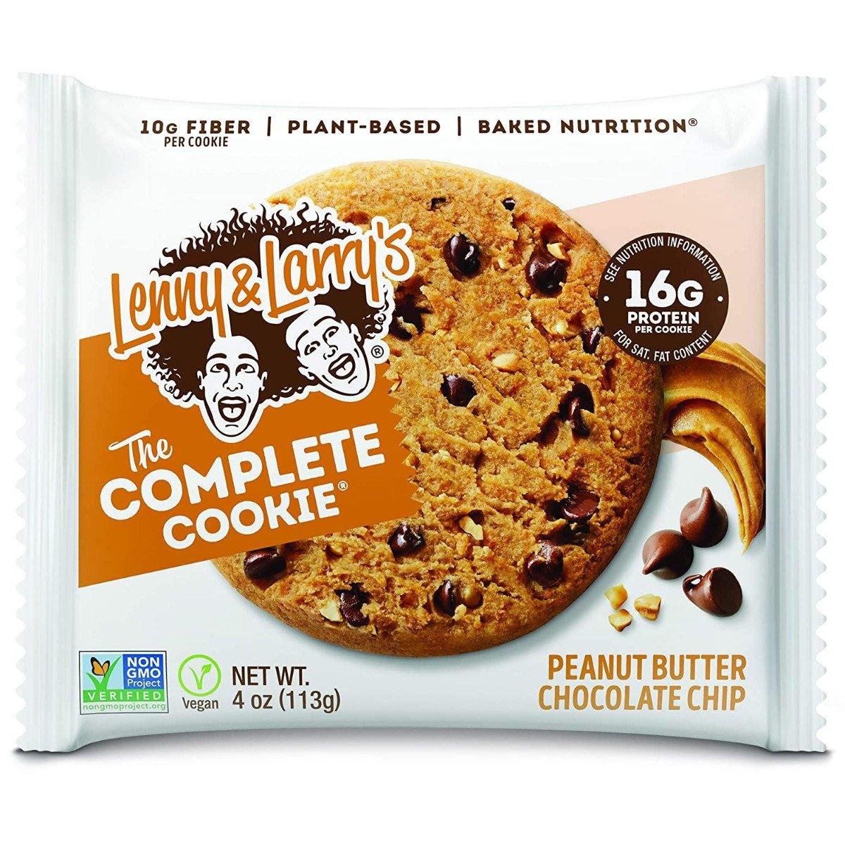 Lenny & Larry's The Complete Cookie, Peanut Butter Chocolate Chip, 4oz (Pack of 12)
