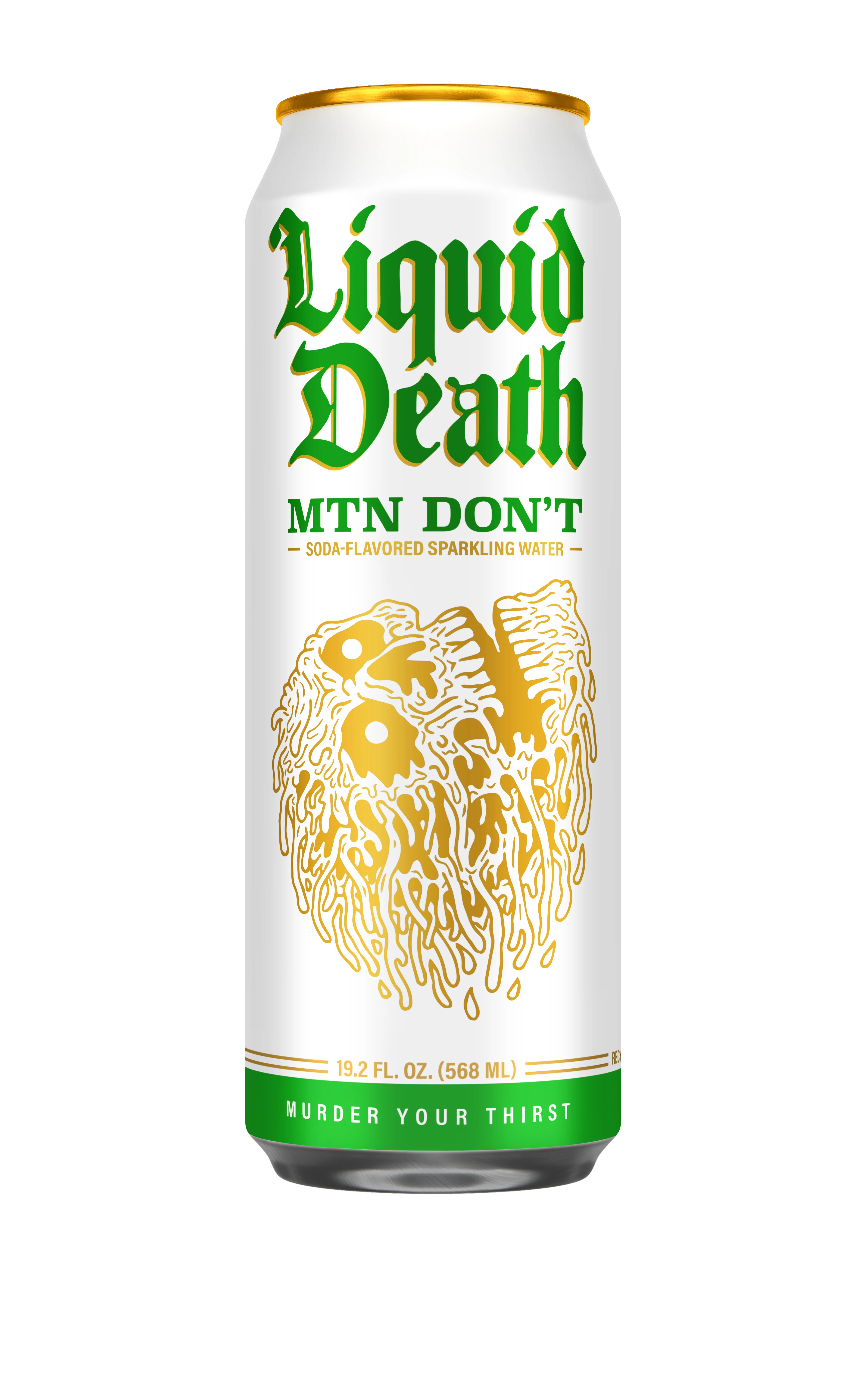 Liquid Death Sparkling Water, MTN Don't, 19.2oz (Pack of 12) - Image 3