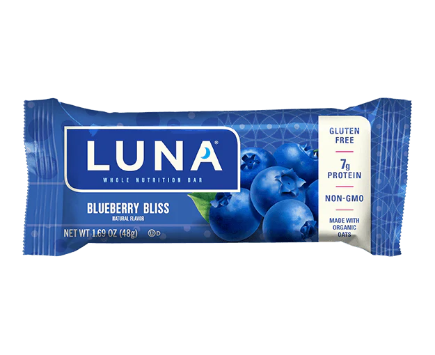 Luna Bar, Blueberry Bliss, 1.69oz (Pack of 15)