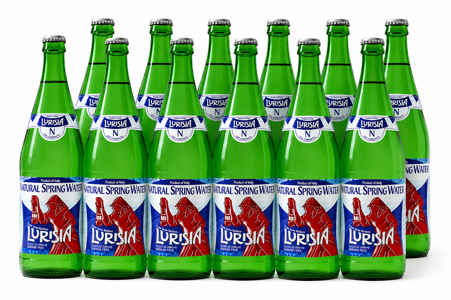 Lurisia Natural Still Spring Water, 33.8oz Glass Bottles - Multi-Pack - Image 2