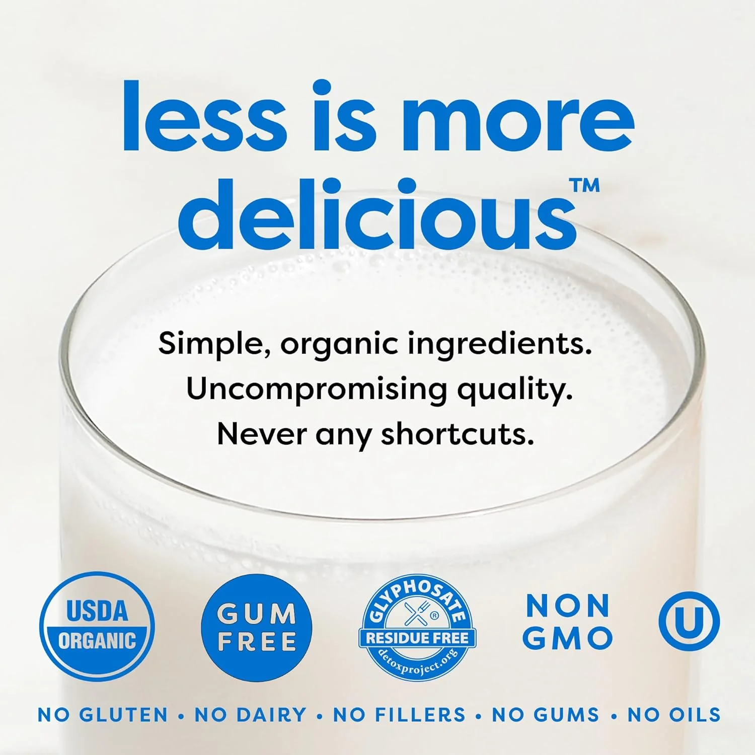 MALK Shelf Stable Organic Almond Milk, Unsweetened, 32oz - Multi-Pack - Image 4