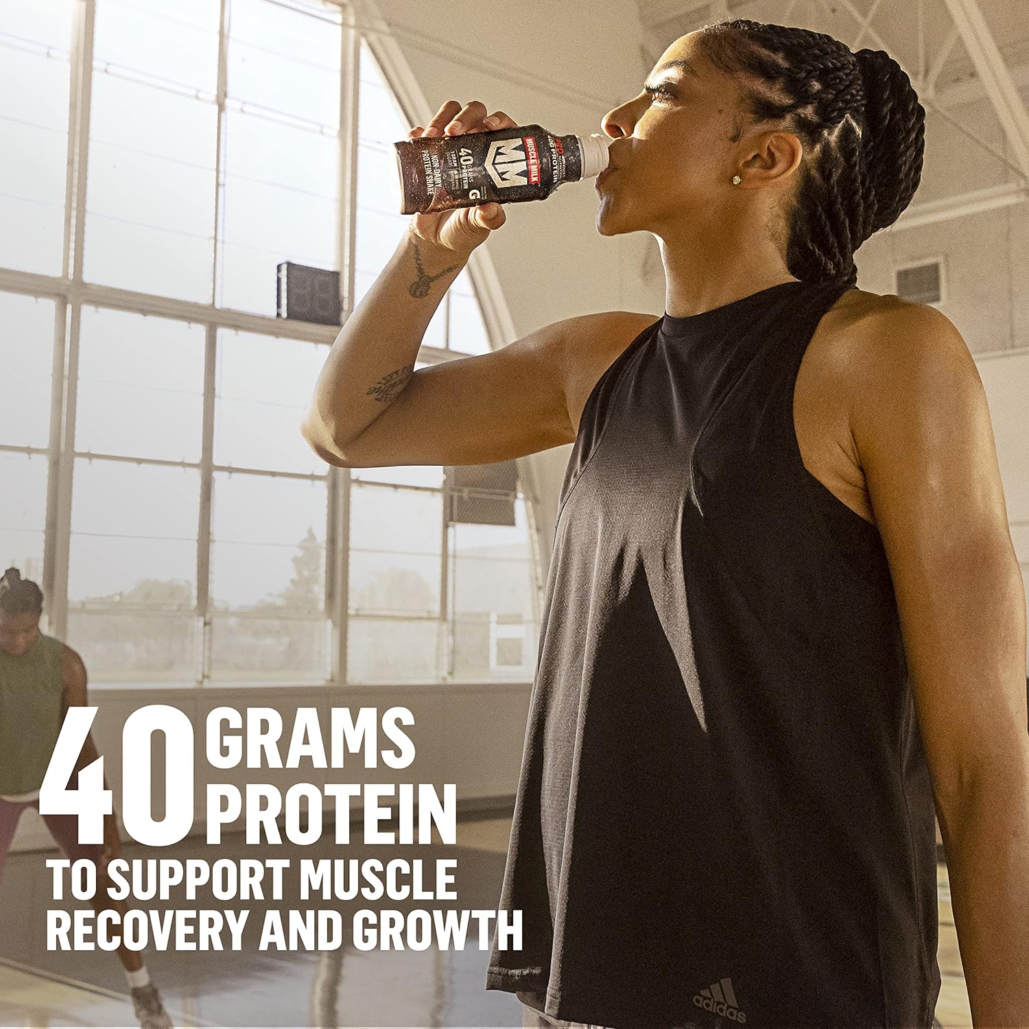 Muscle Milk PRO Series 40g Protein Shake, Knockout Chocolate, 14oz (Pack of 12) - Image 4