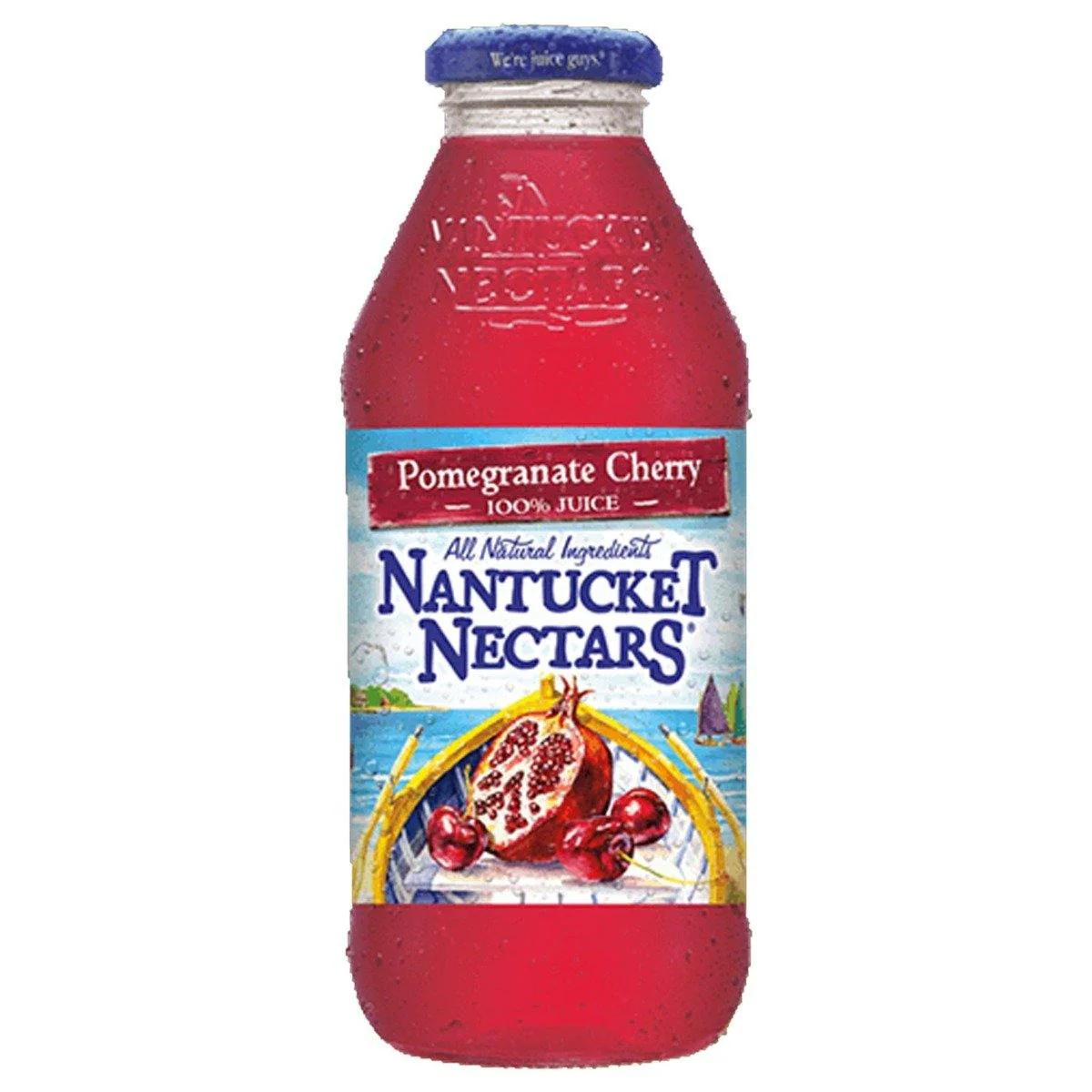 Nantucket Nectars All Natural Juice, Pomegranate Cherry, 16oz Plastic Bottle (Pack of 12)