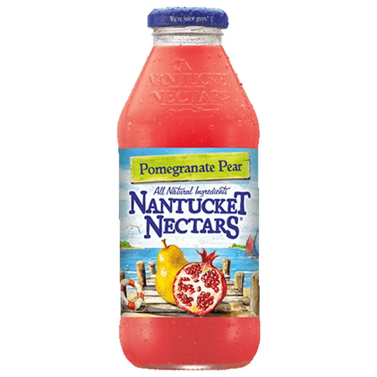 Nantucket Nectars All Natural Juice, Pomegranate Pear, 16oz Plastic Bottle (Pack of 12)