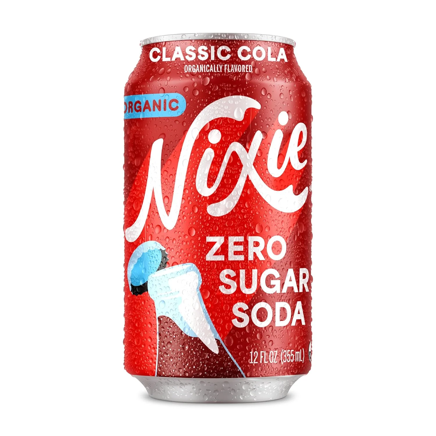 Nixie Organic Zero Sugar Soda, Classic Cola, 12oz (Pack of 12) - Image 4