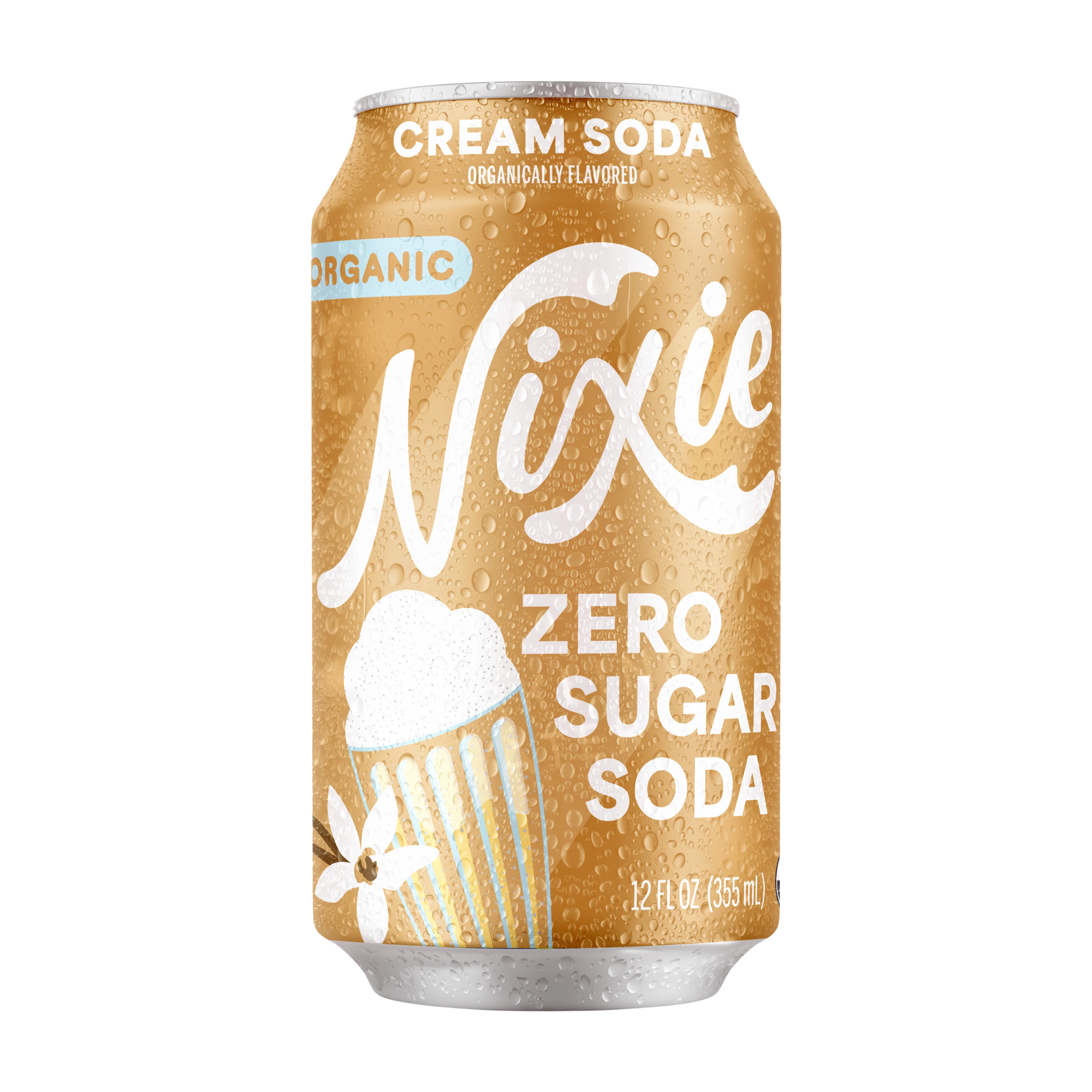 Nixie Organic Zero Sugar Soda, Cream Soda, 12oz (Pack of 12) - Image 4