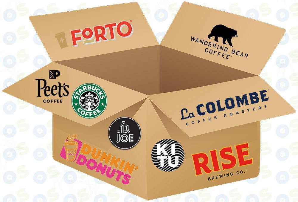 Oasis Snacks Monthly Subscription Box for Coffee Beverages (Medium)