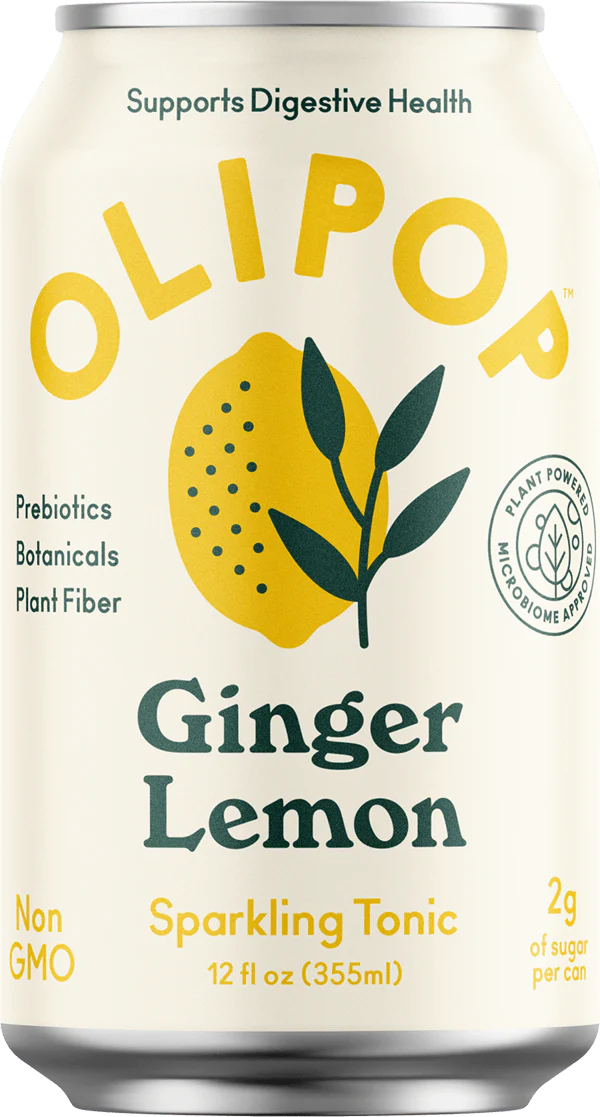 OLIPOP 12oz GINGER LEMON