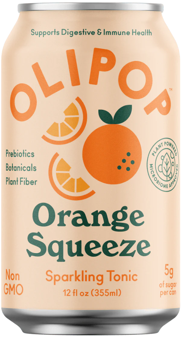 OLIPOP 12oz ORANGE SQUEEZE