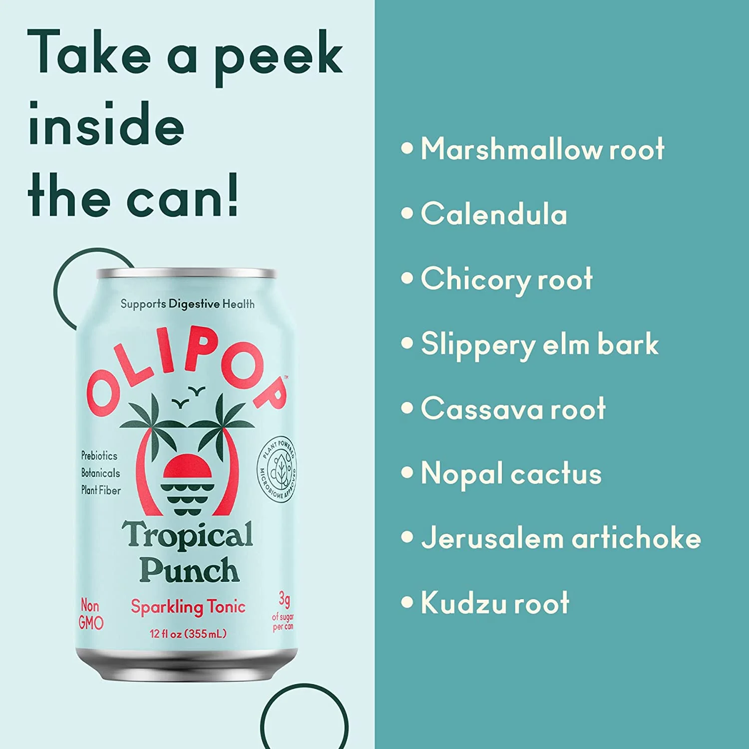 Olipop 12oz TROPICAL PUNCH - Image 4
