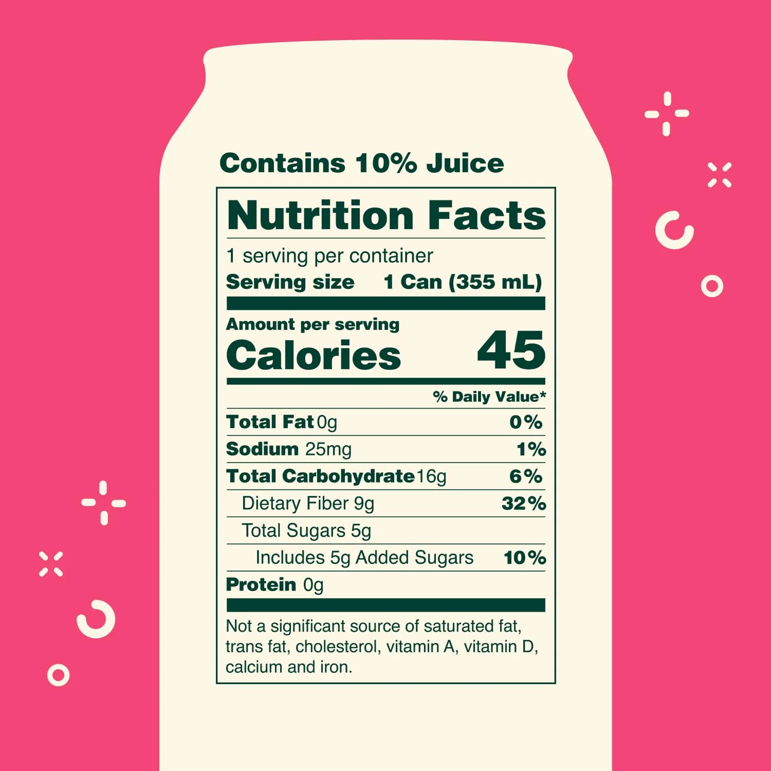 Olipop Sparkling Prebiotic Soda, Cherry Vanilla, 12oz (Pack of 12) - Image 2