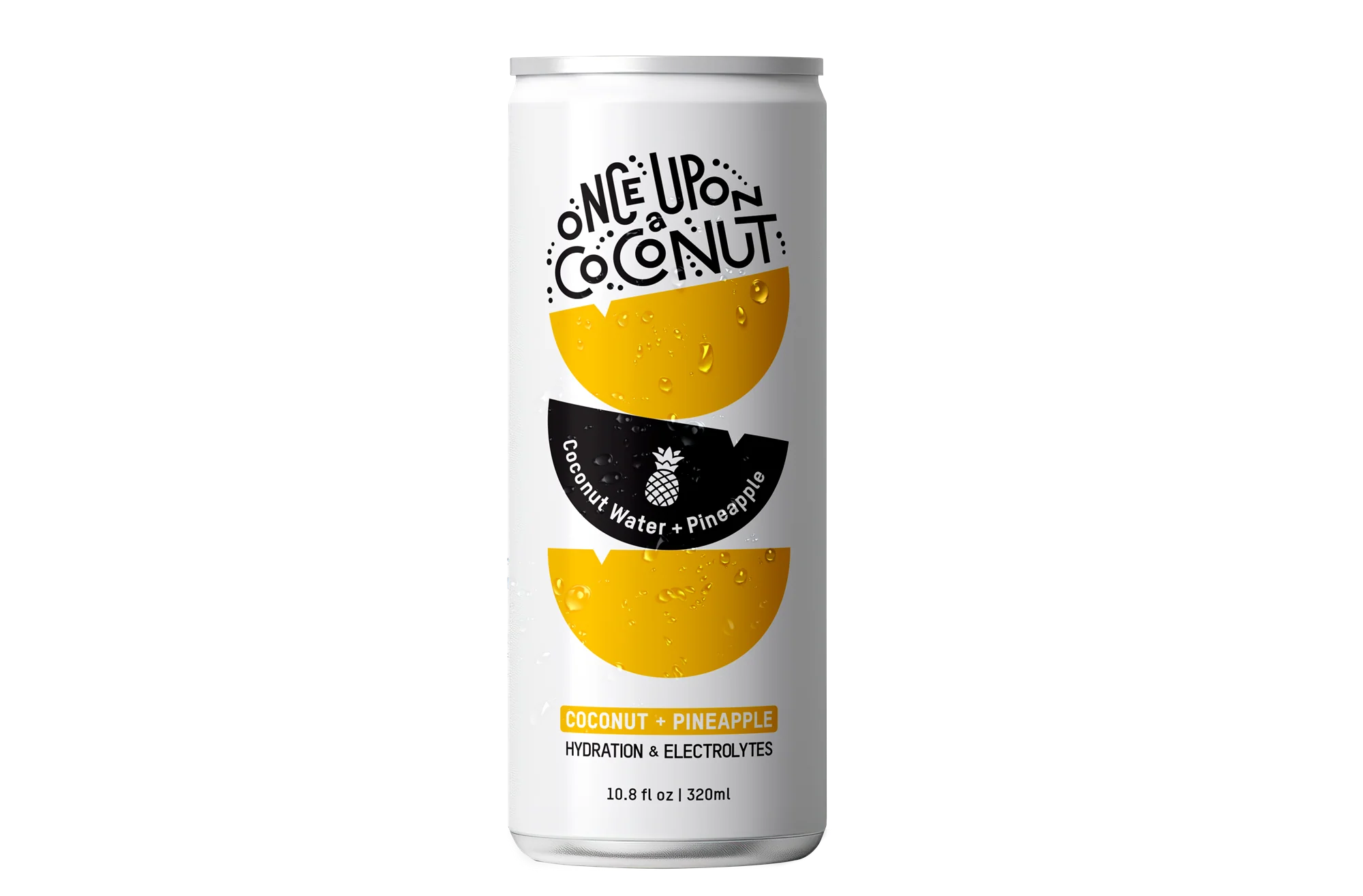 Once Upon a Coconut 100% Pure Coconut Water, Pineapple, 10.8oz (Pack of 12) - Image 3