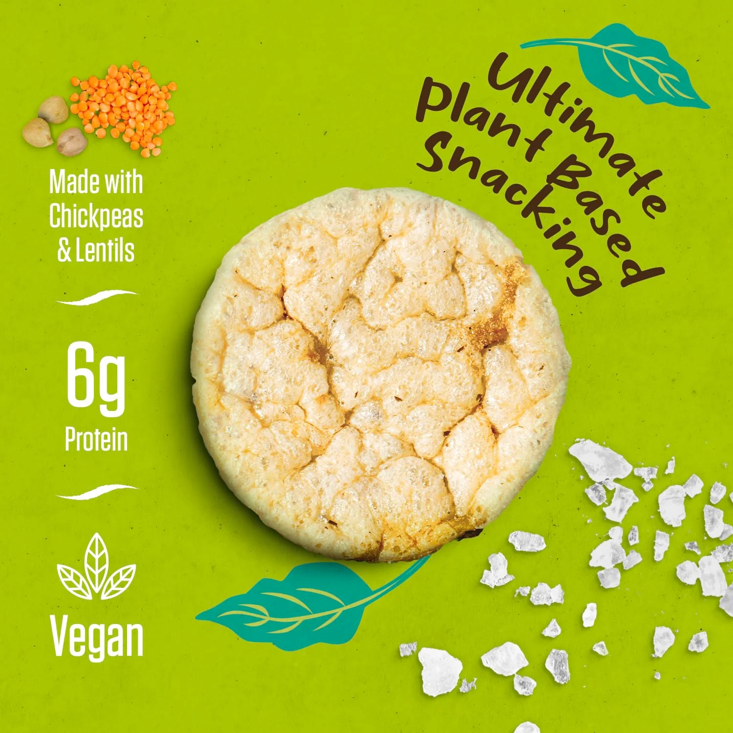 PeaKaPop Veggie Popped Chips, Sea Salt, 1oz (Pack of 20) - Image 6