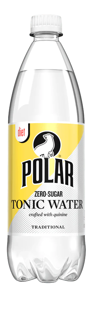 Polar Diet Tonic Water 1 Liter Bottles (Pack of 12)