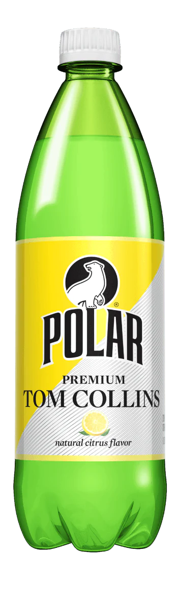Polar Premium Tom Collins 1 Liter Bottles (Pack of 12)