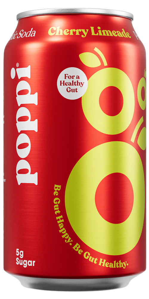 Poppi Prebiotic Soda, Cherry Limeade, 12oz (Pack of 12) - Image 3