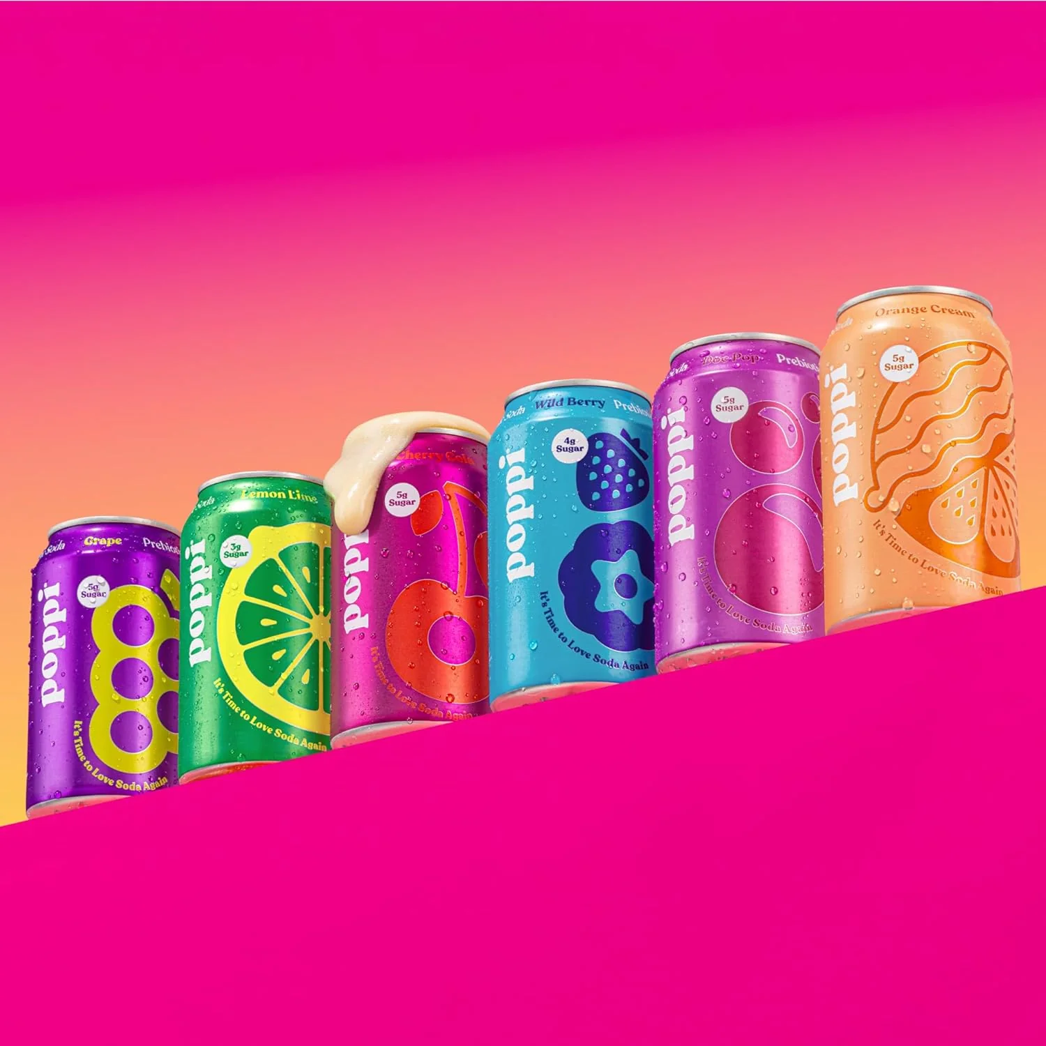Poppi Prebiotic Soda, Crowd Pleasers Variety, 12oz (Pack of 12) - Image 3