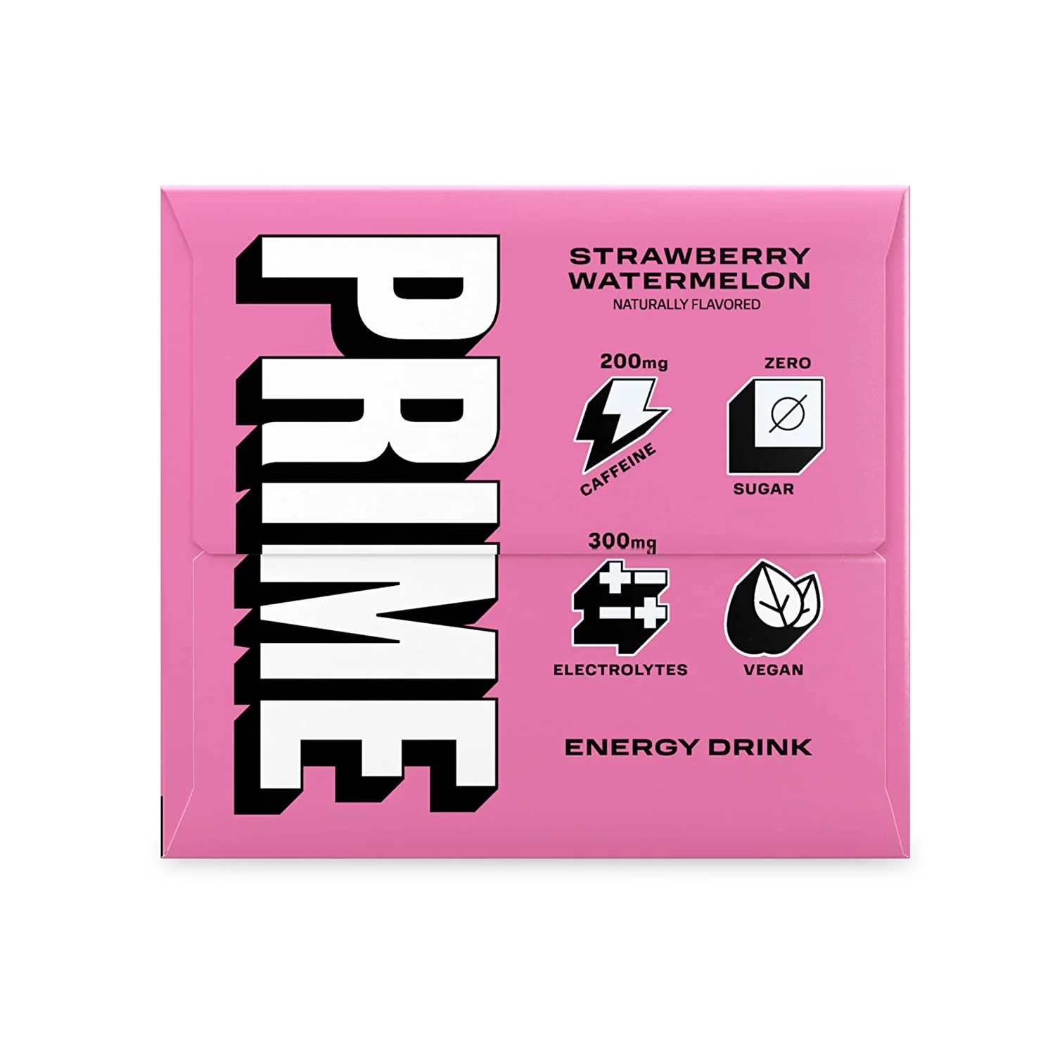 PRIME Energy Drink, Strawberry Watermelon, 12oz (Pack of 12) - Image 2