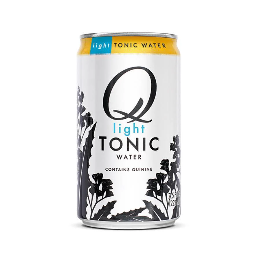 Q Light Tonic Water, 7.5 oz Cans (Pack of 4)