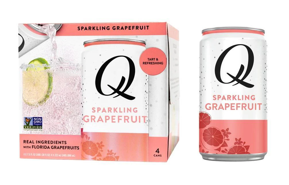 Q Mixers Sparkling Grapefruit Cocktail Mixer, 7.5 Fl oz (Pack of 24)