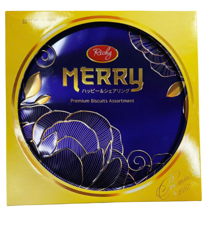 Richy Merry Premium Biscuit Assortment, 1 Tin