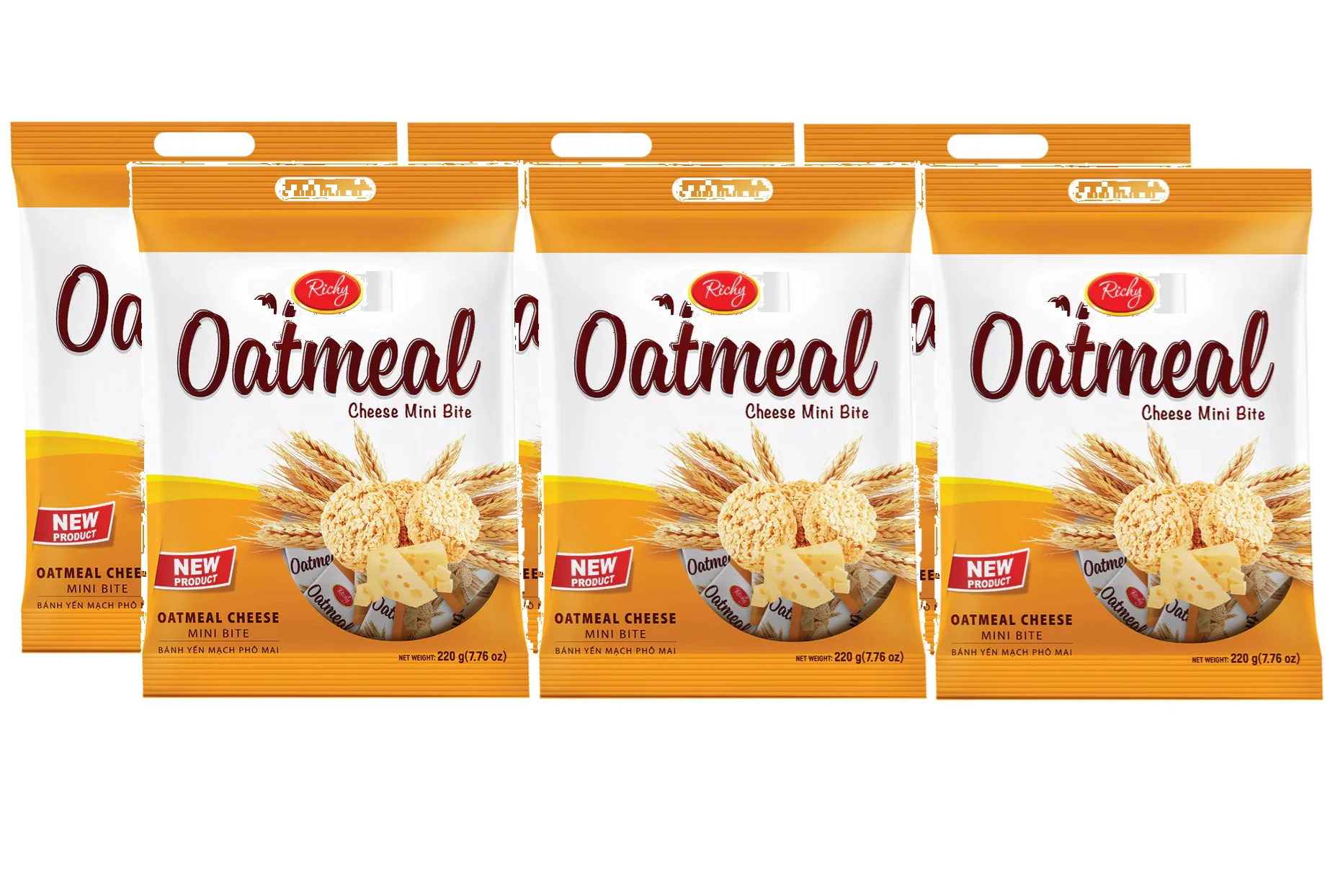 Richy Oatmeal Cheese Mini Bites 35g - Multi-Pack