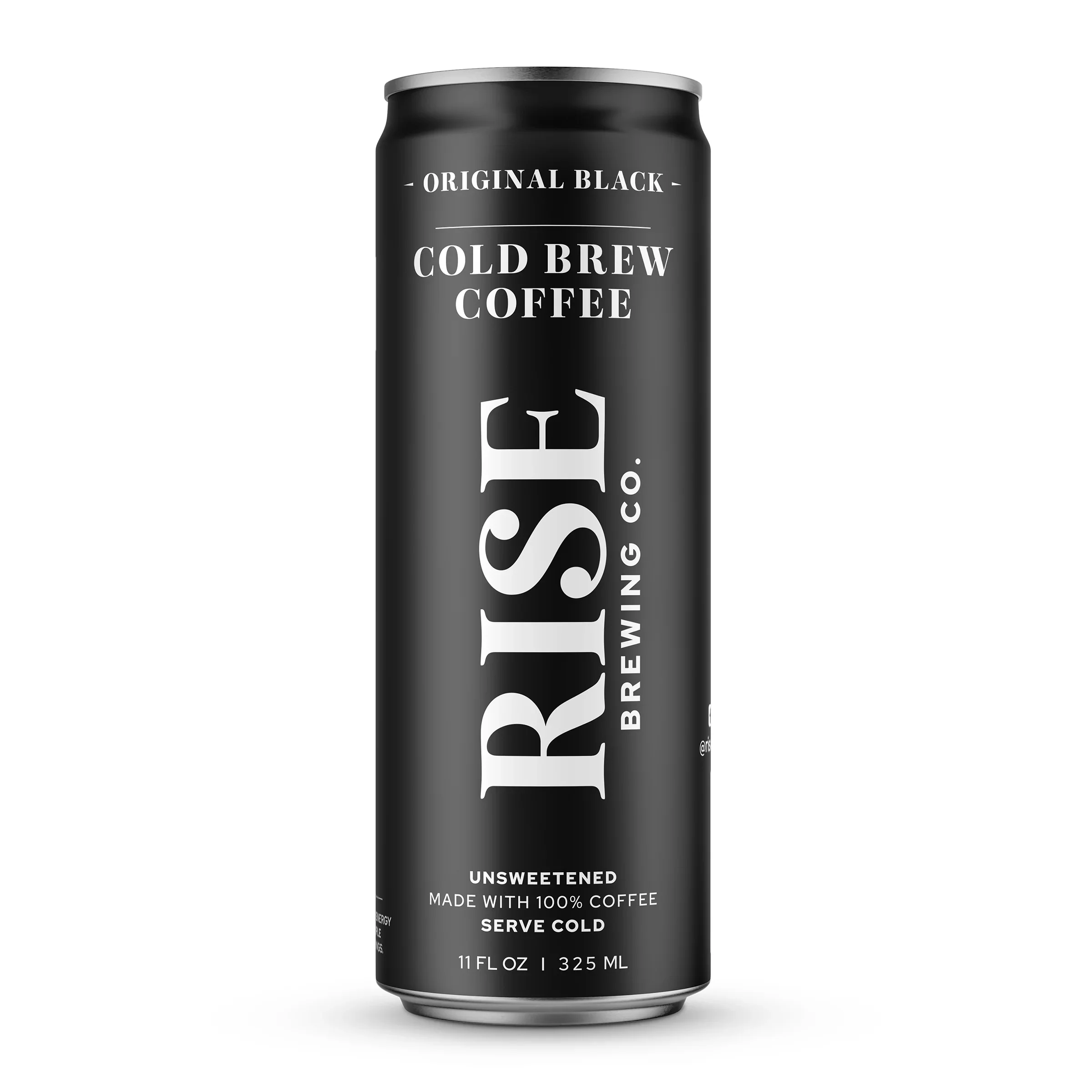 RISE Brewing Co. Cold Brew Coffee, Original Black, 11oz (Pack of 12) - Image 2