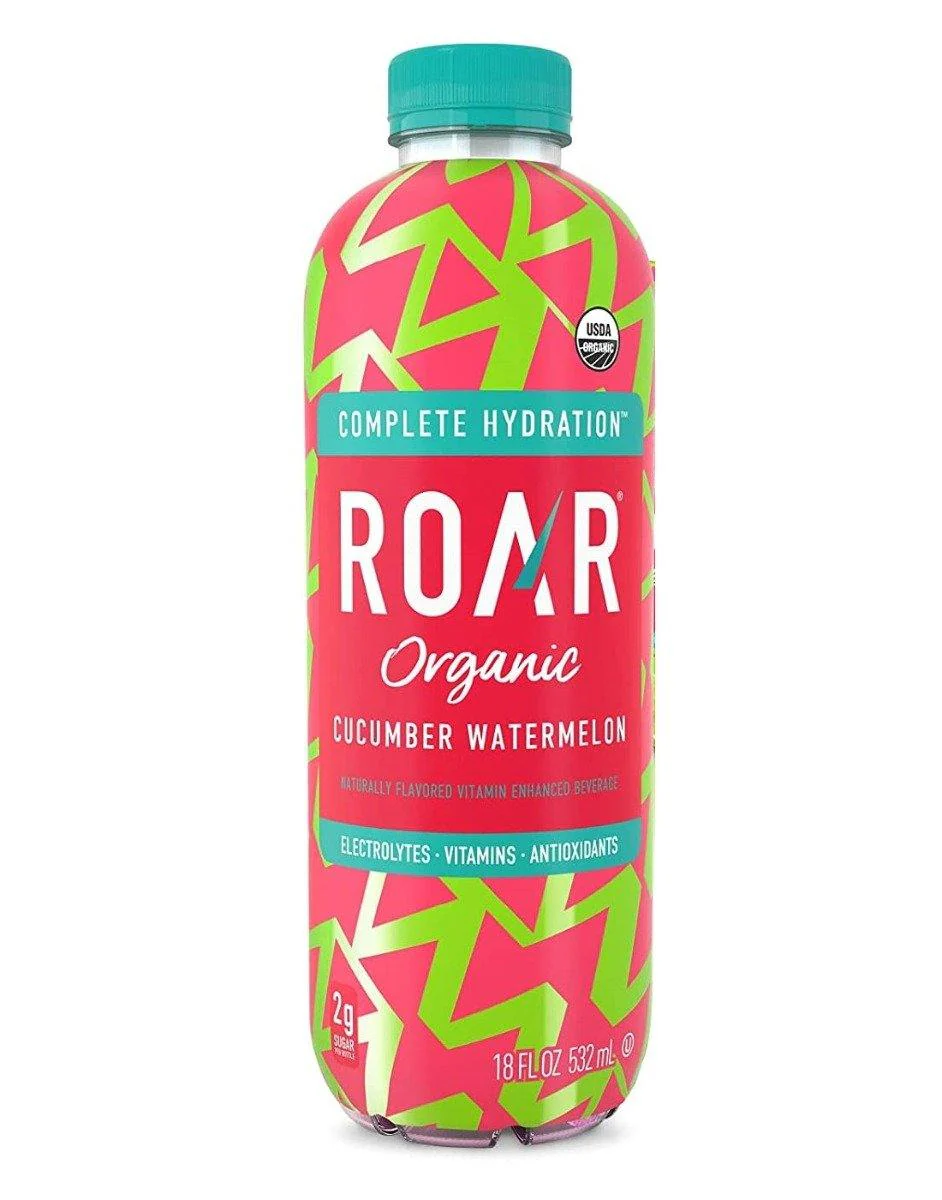ROAR Complete Hydration Organic Drink, Cucumber Watermelon, 18 oz (Pack of 12) - Image 5