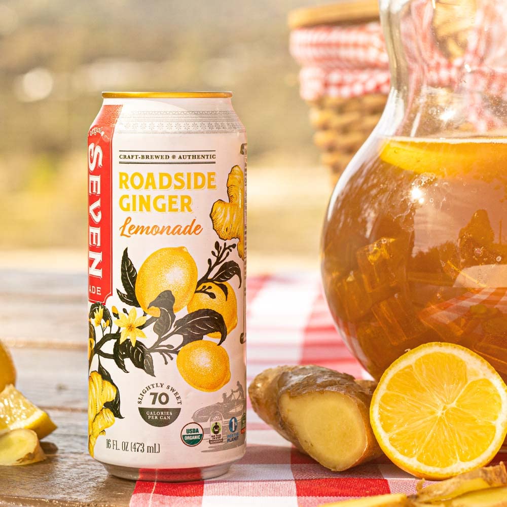 Seven Teas, Roadside Ginger Lemonade, 16oz (Pack of 12) - Image 4
