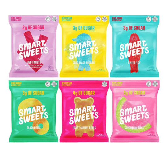 Smart Sweets Candy 19.oz Packs, Mix & Match Custom Pack of 12