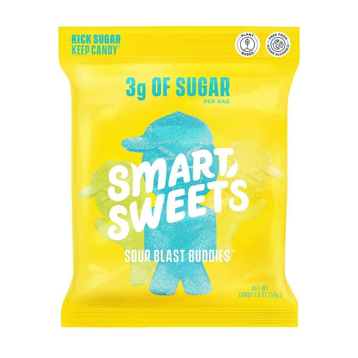 Smart Sweets Candy, Sour Blast Buddies, 1.8oz (Pack of 12)