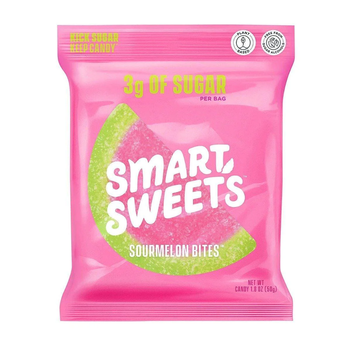 Smart Sweets Candy, Sour Melon Bites, 1.8oz (Pack of 12)