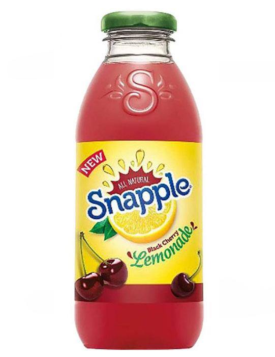 Snapple 16oz BLACK CHERRY LEMONADE 12 Pack