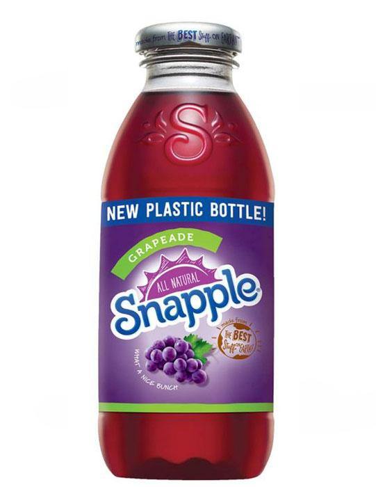 Snapple 16oz GRAPEADE 12 Pack