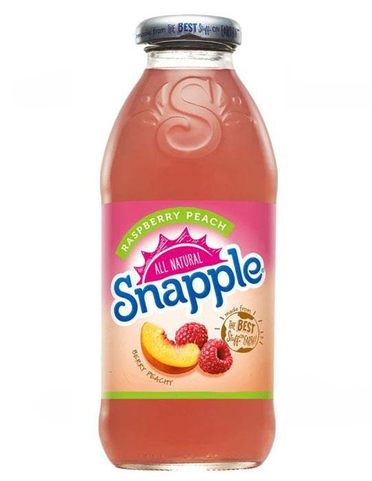 Snapple 16oz RASPBERRY PEACH 12 Pack
