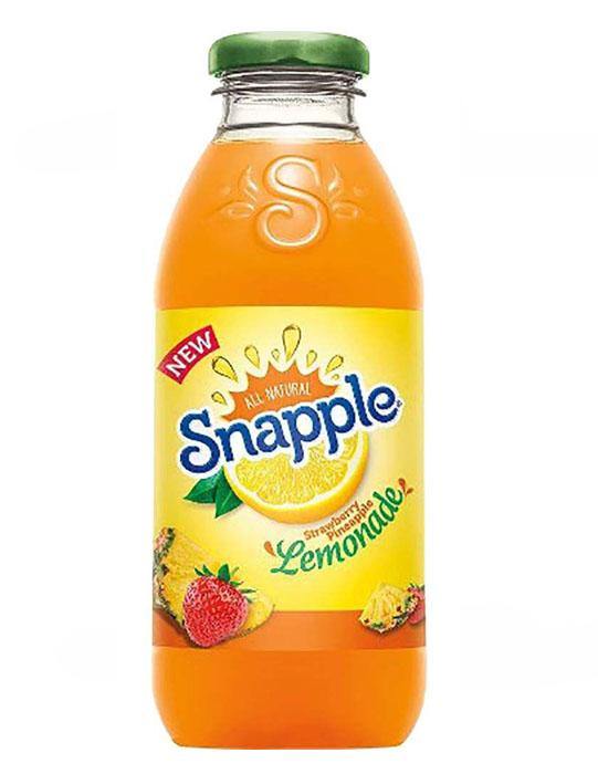 Snapple 16oz STRAWBERRY PINEAPPLE LEMONADE 12 Pack
